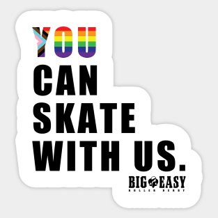 Big Easy Roller Derby Pride 2023 Sticker